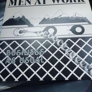 美盤　 Men at work LP Business As Usual