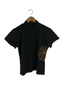 SHOOP◆Free Life Turtleneck T-shirt/Tシャツ/M/コットン/ブラック
