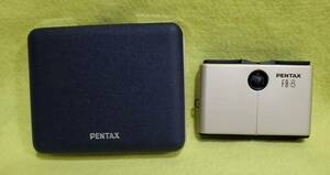 PENTAX フラビーノ 双眼鏡 USED美品 FB・8 8倍 小型 軽量 薄型 ケース付き 中古品 ベージュ