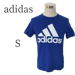 adidas アディダス ブルー Tシャツ カジュアル S