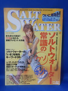 中古 ソルトウォーター ２００４年月９号 SALT WATER 全国エリア別岸釣りターゲット攻略法 夏～秋編 小沼正弥 初版