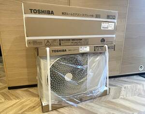 【未開封・新品】TOSHIBA 東芝 エアコン RAS-2213T(W)＋RAS-2213AT 6畳用 100V 白 23年製 【引取歓迎・埼玉県和光市】