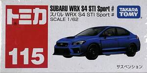 トミカ　スバル　ＷＲＸ　Ｓ４　ＳＴＩ　Ｓport【Ｎo１１５】TAKARA TOMY ★送料込み！★