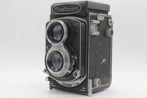 【訳あり品】 ミノルタ Minoltacord PROMAR S III 75mm F3.5 二眼カメラ s4317