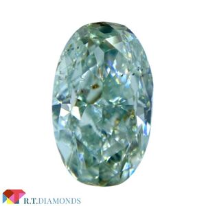 FANCY GREEN 1.006ct SI2 OV/RT0983/CGL/GIA