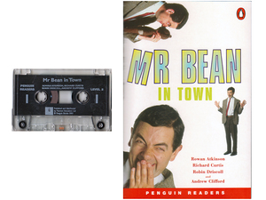 ★カセット & ペーパーバック『ミスター・ビーン・イン・タウン Mr Bean in Town』★ペンギン・リーダーズ Penguin Readers Audiopack★