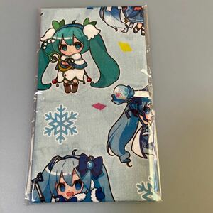 【激レア、新品】雪ミク　フルカラー手ぬぐい　初音ミク　SNOWMIKU2024　雪ミク公式グッズ