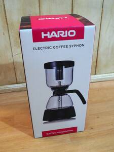 一度使用◆HARIO(ハリオ) Electric Coffee Syphon 3杯用 実用容量360mL ブラック 電気式 サイフォン コンパクト HARIO Glass ECA-3◆