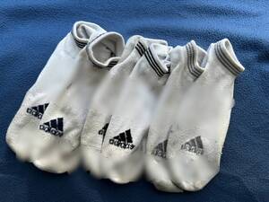 30　靴下　くつした　ソックス　adidas　３set　eco