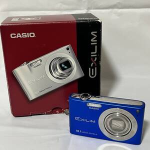 CASIO EXILIM ZOOM EX-Z100 ブルー　デジカメ　カシオ エクシリム コンパクトデジタルカメラ 動作品