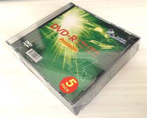 ★未開封新品★録画用DVD-R 5枚パック 4.7GB 120分 4倍速 Mr. DATA 薄型プラケース入り