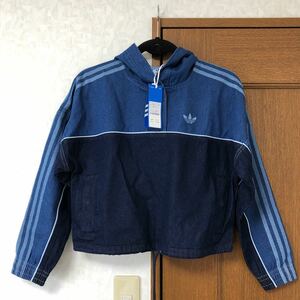 即決 新品 タグ付き adidas アディダス デニムパーカー