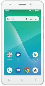 【最安挑戦】Dual simフリー Android スマホ 本体 Geanee ADP-503G White 4G LTE IPS液晶 軽量 コンパクト microSD対応 バルク品