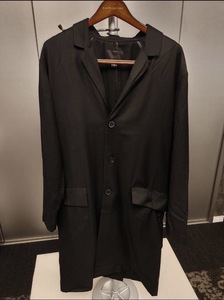 ★H&M　黒　ロングジャケット　上着　US42Rサイズ