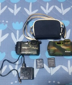 NIKON coolpix aw130 カモフラージュ動作品！