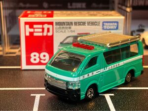 トミカ n°89 トヨタ ハイエース 山岳救助車 シュリンク未開封 tomica 同封発送可 8点まで送料230円 即日発送