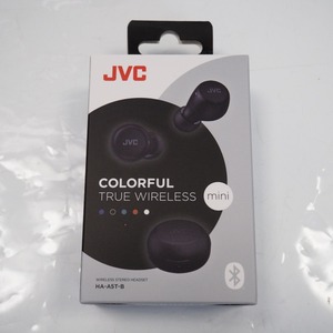 Th962321 JVC ワイヤレスイヤホン COLORFUL TRUE WIRELESS mini HA-A5T-B Bluetooth カナル型 ブラック 未使用