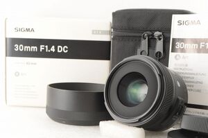 [美品] SIGMA シグマ Art 30mm F/1.4 DC HSM ペンタックスマウント #2199