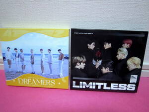 K-POP♪ ATEEZ エイティーズ 日本盤CD2点！初回限定盤、DVD付き有り！「Dreamers」「Limitless」ほぼ美品！