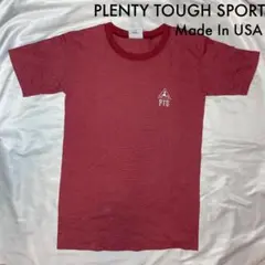 PLENTY TOUGH SPORT Tシャツ USA製　ビンテージストライプ