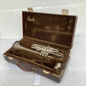 I046-K18-5764 BACH バック Stradivarius ストラディバリウス Model.239 トランペット 管楽器 マウスピース/ハードケース/鍵付き ⑩