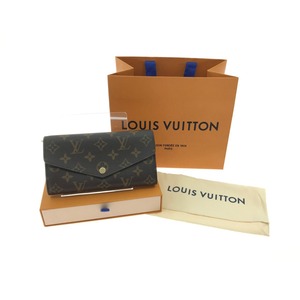 ▼▼ LOUIS VUITTON ルイヴィトン 長財布 ポルトフォイユ サラ モノグラム ブラウン M60531 やや傷や汚れあり