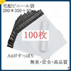 セール期間限定価格 宅配ビニール袋100枚 郵送袋 A4すっぽりサイズ クリックポストサイズ