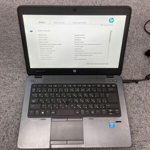 ジャンク品 HP ZBook 14 G2 Core i7-5600U／メモリ4GB／HDDなし／現状渡し(管理110912)