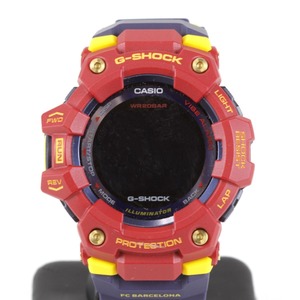 動作未確認『外観良好』CASIO【カシオ】 GBD-100BAR-4JR G-SHOCK G-SQUAQ FCバルセロナ 腕時計 樹脂系 メンズ