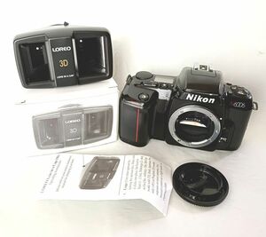 カメラ　ニコン NIKON N6006 本体　＋　ステレオアダプター