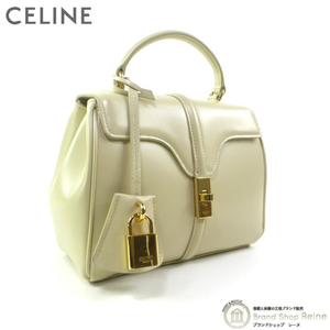 セリーヌ （CELINE） 16 セーズ ミニ 2way ハンド ショルダー バッグ 19798 アイボリー（新品同様）中古