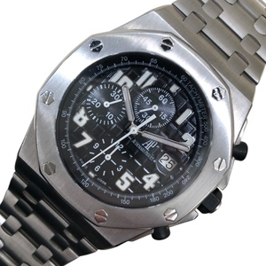 オーデマ・ピゲ AUDEMARS PIGUET ロイヤルオーク　オフショア　クロノグラフ 25721ST.OO.1000ST.08.A ブラック 腕時計 SS メンズ 中古