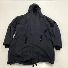 02w09350 NUDIE JEANS　ヌーディージーンズ  KARL PILE PARKA   内ボア ジャケット アウター  ネイビー XS  リトアニア製 メンズ  アウター  ポリエステル  SE556628927701  【中古品】