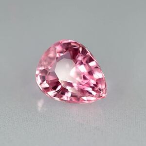 ★美しい★天然パパラチアサファイアルース0.905ct ソーティング付き★パパラチヤ★加熱★大粒★ペアシェイプカット★