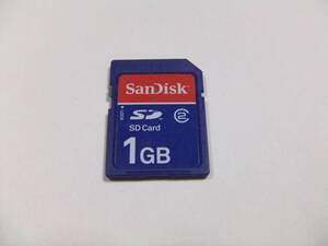 SDカード 1GB フォーマット済み 1枚 動作品 Sandisk 