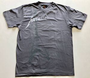 【古着】METALLICA メタリカ　グレーTシャツ XLサイズ