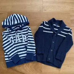 【タイムSALE中⭐︎美品】babygap 95cm ニットカーディガン　パーカー