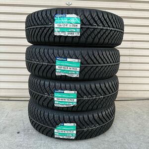 【2024年製】4本/31000円～◆GOODYEAR 155/65R14 75H グッドイヤーベクター 4Seasons ハイブリッド オールシーズンタイヤ