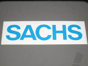 ザックス　ドイツのショックアブソーバー、クラッチのメーカーのSACHSステッカー!　送料無料