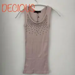 DECIOUS ディシャス　レディーススタッズ付タンクトップ38