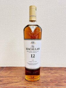 【F2431】1円～ 【未開栓・古酒】 The MACALLAN HIGHLAND SINGLE MALT SCOTCH WHISKY 12 YEARS OLD マッカラン 12年 700ml 40% ウィスキー