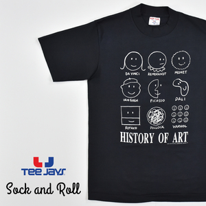 送料300円│SOCK AND ROLL / TEE JAYS ★ USA製 ヴィンテージ 90