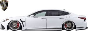 【M’s】LEXUS 後期 50 LS F SPORT 専用 (2020.11-) AIMGAIN 純VIP SPORT サイドアンダースポイラー FRP エイムゲイン エアロ パーツ