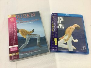 QUEEN ブルーレイ 伝説の証・DVD 未開封/パッケージにヤブケ有 未使用品 ACB