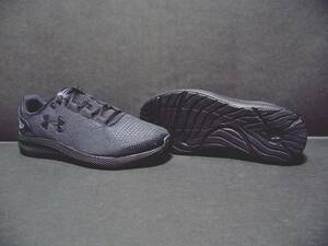 【　送料無料・新品・未使用　】　UNDER ARMOUR　UAチャージド パスート 2　[　エクストラワイド(４Ｅ)　]　26.5cm　ブラック×ブラック