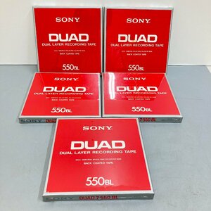 ◆◇[9] SONY オープンリール DUAD 550BL DUAD-7-550-BL 未開封 ５点 06/070309m◇◆