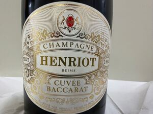 【Xmasセール】1982HENRIOT CuveBACCARAT Brut ミレジメVintageシャンパーニュ750mlフランス【箱無】希少なヴィンテージ入手困難物・古酒