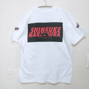 【中邑真輔　STRONG STYLE】Tシャツ　S　白　【CHAOS】なかむらしんのすけ　ケイオス　190619-08420