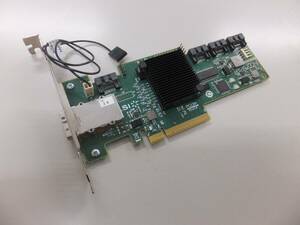 LSI SAS 9212-4i4e PCIe to SAS host bus adapter 動作画面有