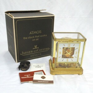 1円〜 Jaeger-leCoultre ジャガールクルト ATMOS アトモス 空気時計/置時計 箱付 動作確認済 現状品 ※同梱不可 y297-2748116【Y商品】